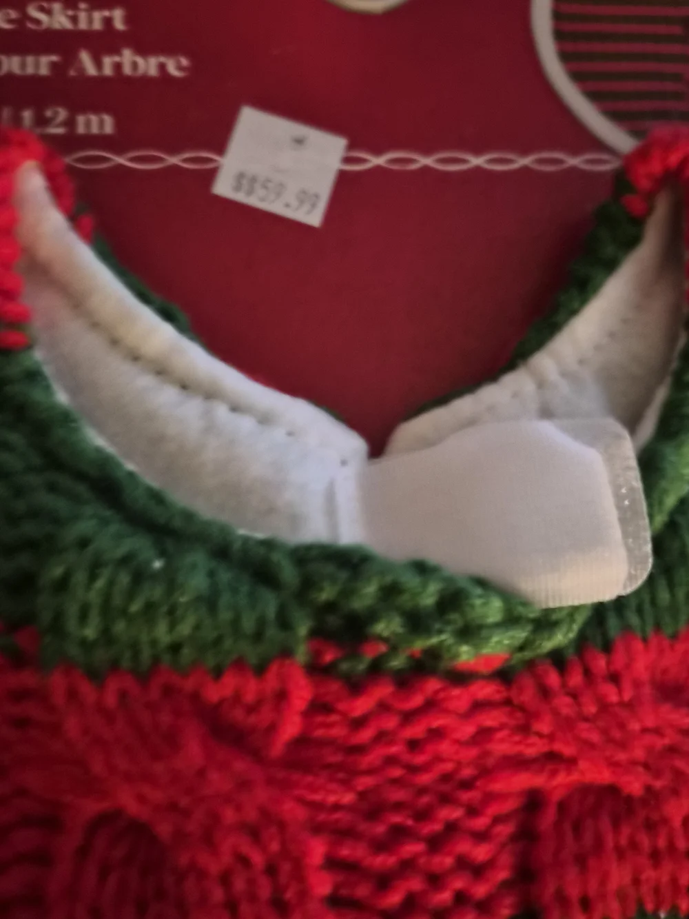 Ashland Cable-Knit Christmas Tree Skirt 48